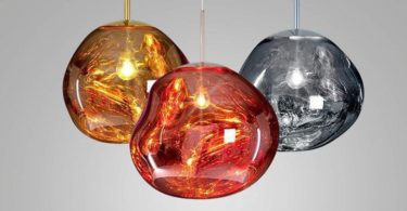 Modern Glass Island Pendant Lighting Fixtures Lava