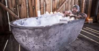 Concrete Bathtub