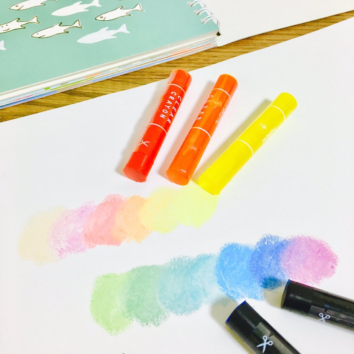 Kokuyo Transparent Crayons