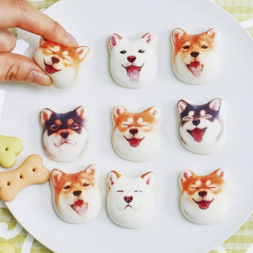 Shiba Inu Dog Marshmallows