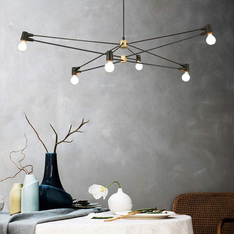 AIDOS 6-Light Metal Island Pendant Light