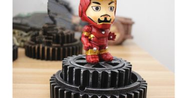 HEYFAIR Creative Iron Man Home Cigarette Ashtray Home Decoration