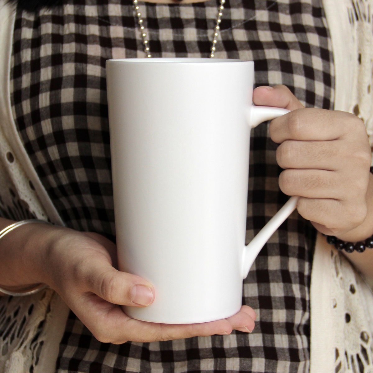 Momugs 20 OZ Simple Pure White Mug