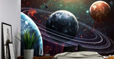 wall26 – Universe Scene with Planets