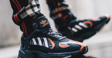 Adidas Yung-1 Orange Plaid