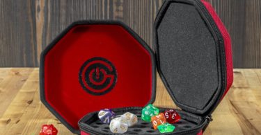 Protective Dice Case and Nesting Felt Dice Tray