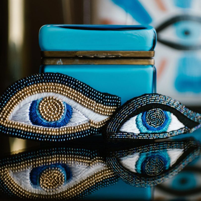 Evil Eye Brooch