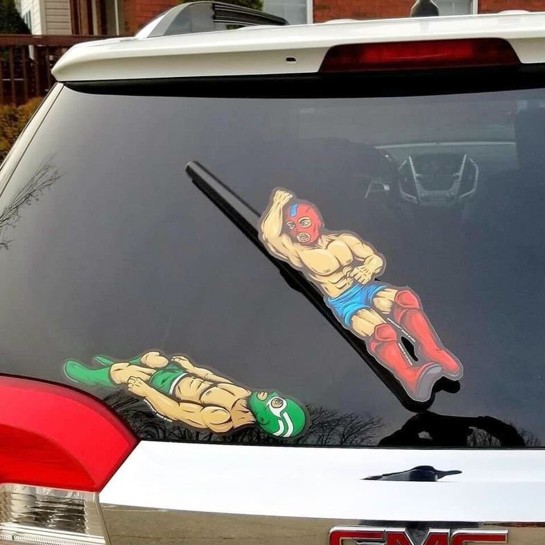 Luchador Wiper Decals