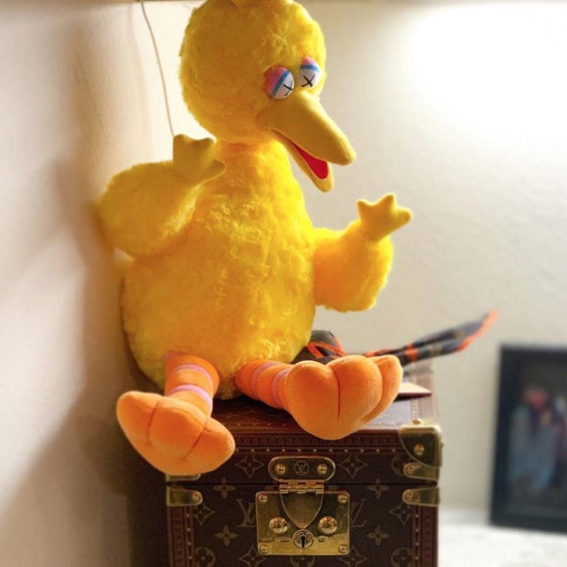 KAWS x Sesame Street Big Bird Plush Toy