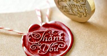 Floral Thank You Wax Seal Kit