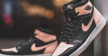 Jordan 1 Retro High Black Crimson Tint