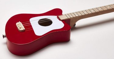 Mini Red Electric Guitar w/ Personalized Case