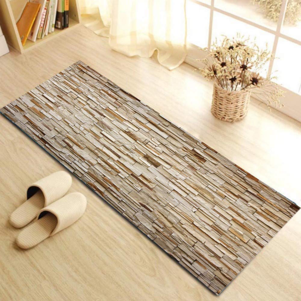 Long Modern Non-Slip Kitchen Rug