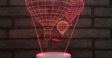Hot Air Balloon Night Light 3D Visual LED Desk Lamp