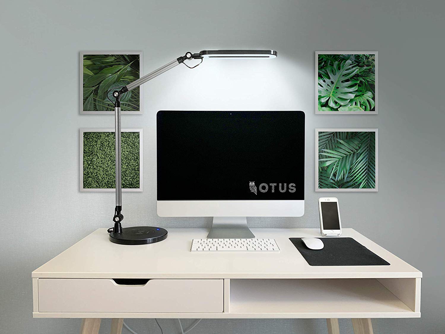 OTUS LED Architect Desk Lamp Wireless Charger