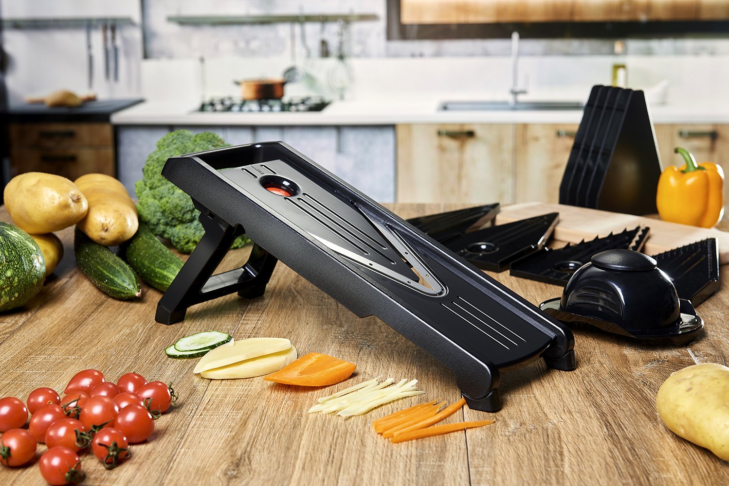 V-Blade Stainless Steel Mandoline Slicer