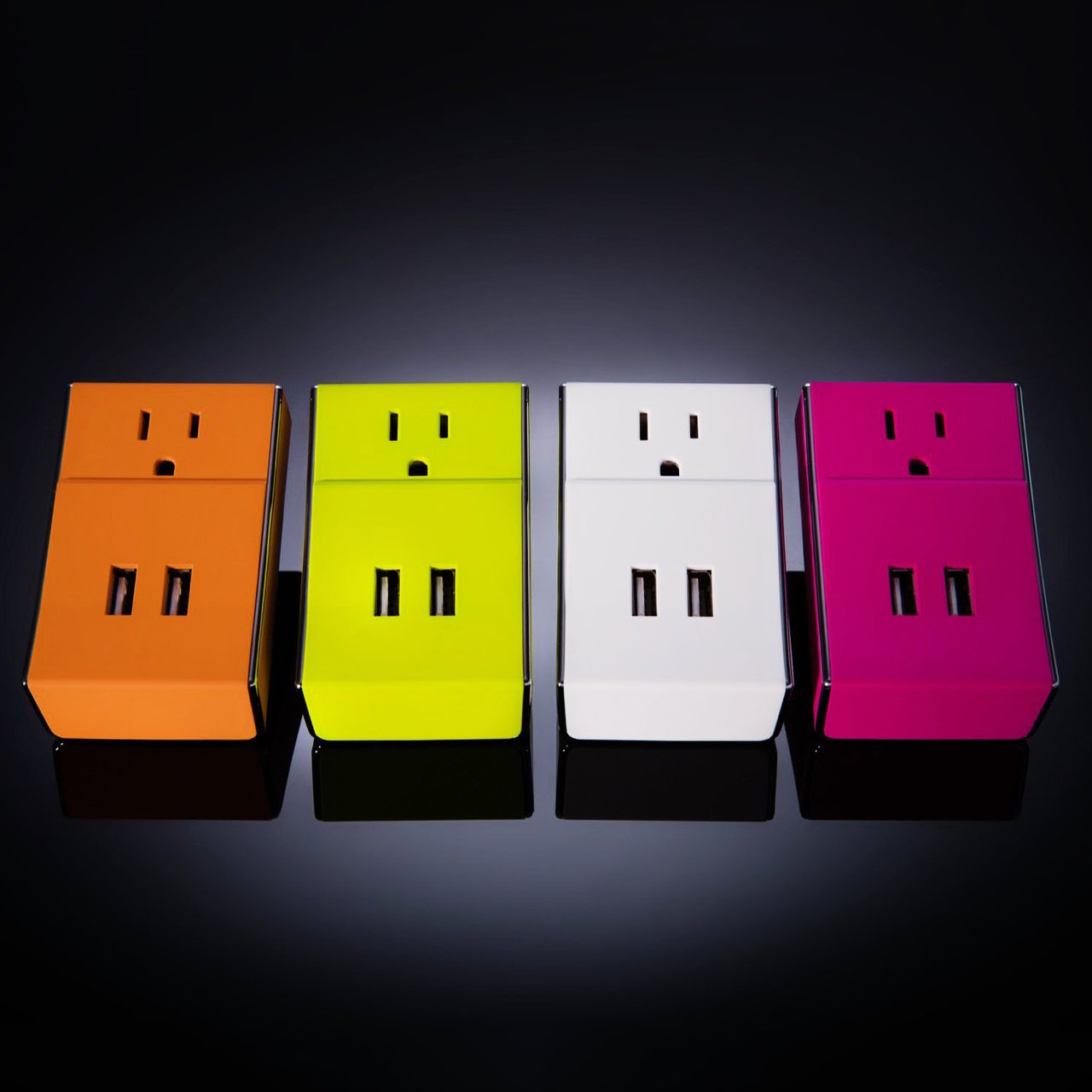 WALLY Dual USB Wall Charger + Standard AC Outlet by Schatzii