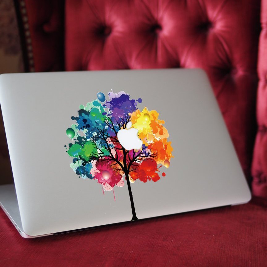 Colourful Tree MacBook Decal