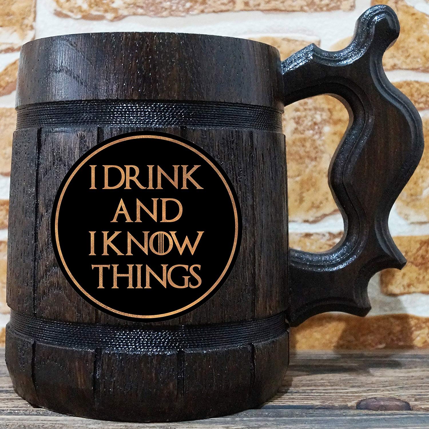 I Drink and I Know Things Beer Mug