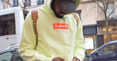 Supreme Box Logo Hooded Sweatshirt Pale Lime