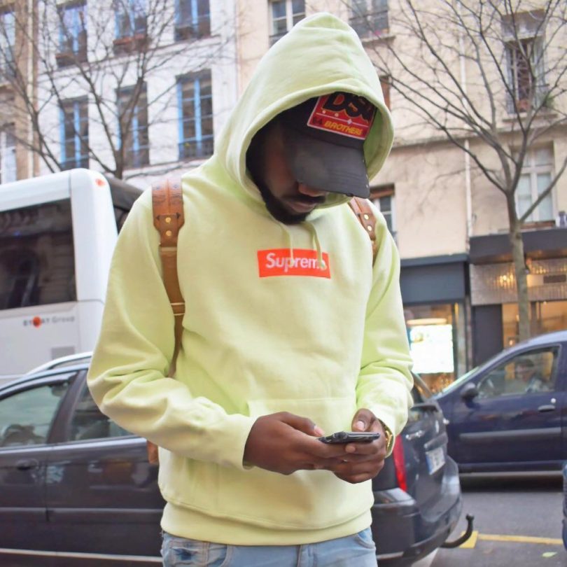 Supreme Box Logo Hooded Sweatshirt Pale Lime » Petagadget