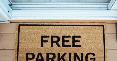 Free Parking Brown Coir Doormat