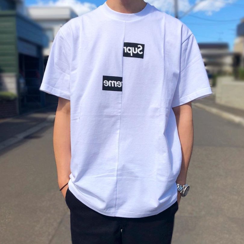 Supreme x Comme des Garçons SHIRT Split Box Logo Tee