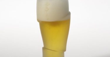 Sliced Cold Beer Glasses