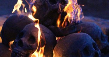 Fire Pit Skulls