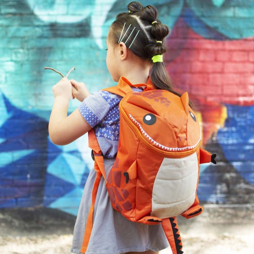 Orange-o-saurus Backpack