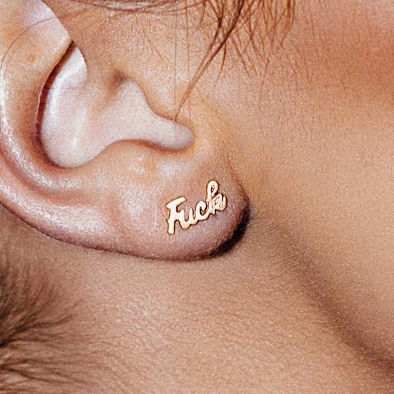 The F*ck Stud Earrings