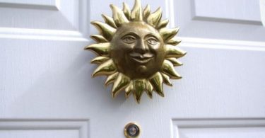 Smiling Sunface Door Knocker