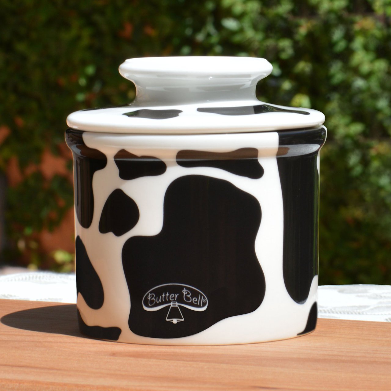 Cow Pattern Butter Bell Crock