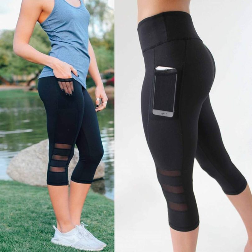 Skinny Mesh Yoga Leggings