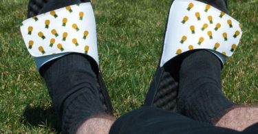 Pineapple Pattern Slide Sandals