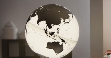 LIT CHARCOAL Globe