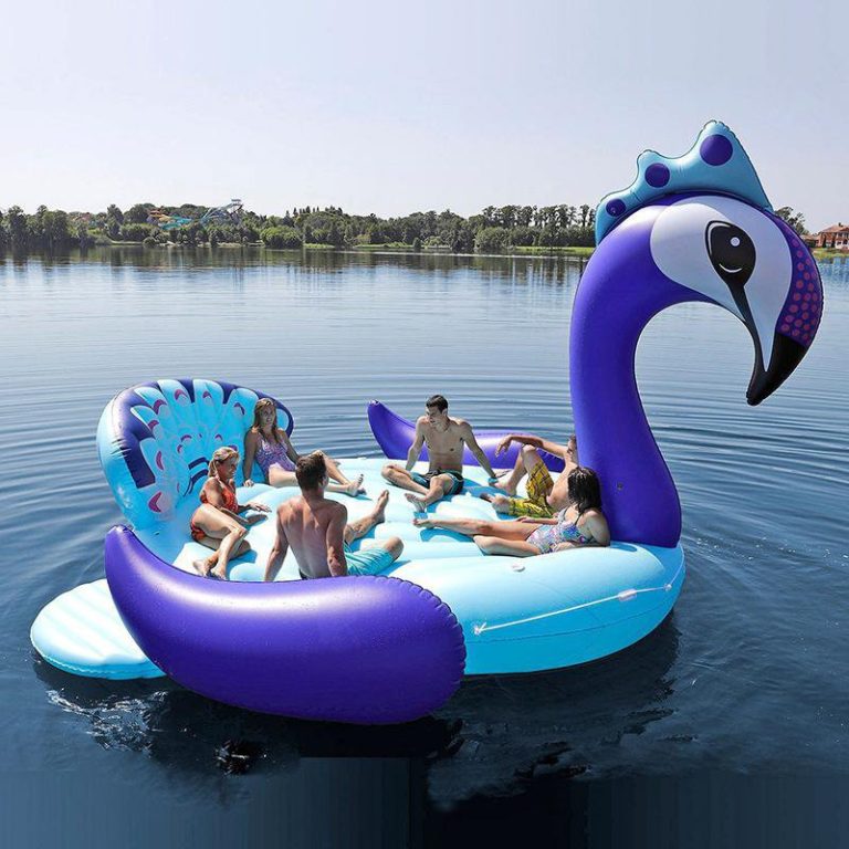 giant peacock float