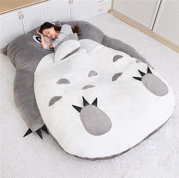 Cute Double Bed Cartoon Beanbag Sofa Bed