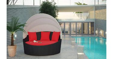 Siesta Canopy Outdoor Patio Daybed