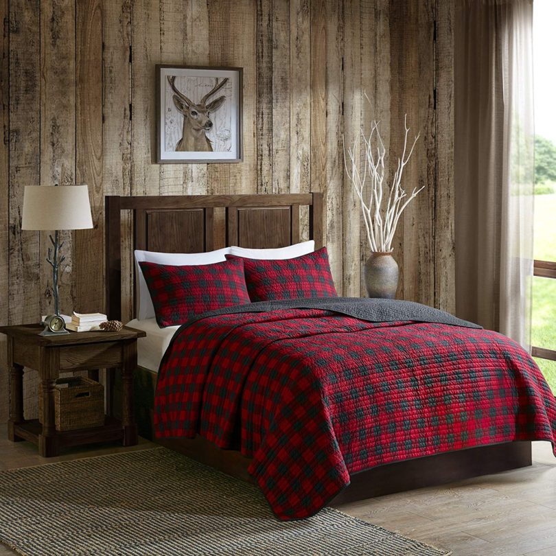 Woolrich Check Quilt Mini Set Full/Queen Red