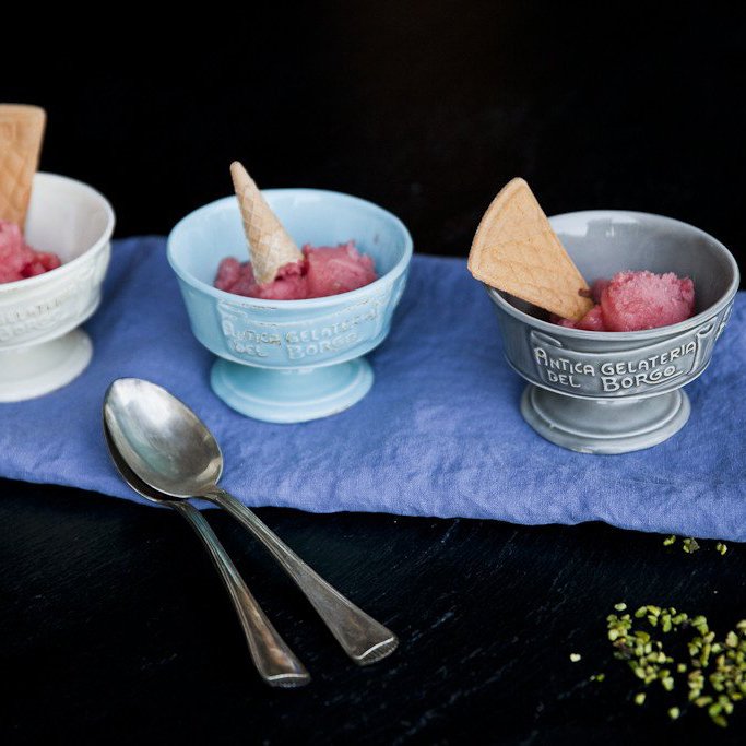 Osteria Italian-Style Colorful Ice Cream Bowls