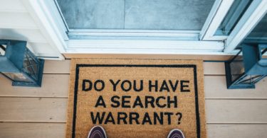 Do You Have A Search Warrant? Doormat