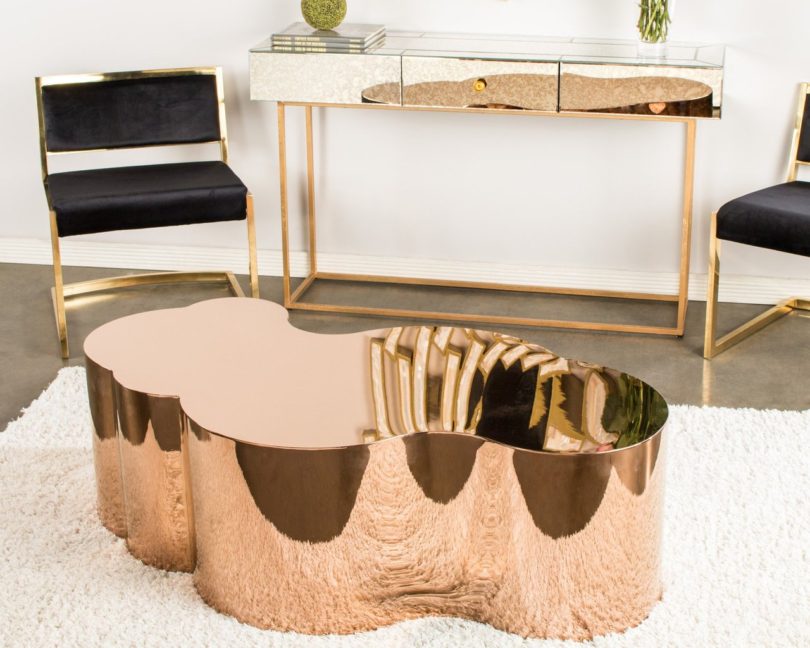 Luca Gold Coffee Table