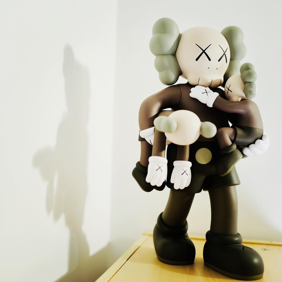 Kaws Clean Slate Vinyl Figure Brown