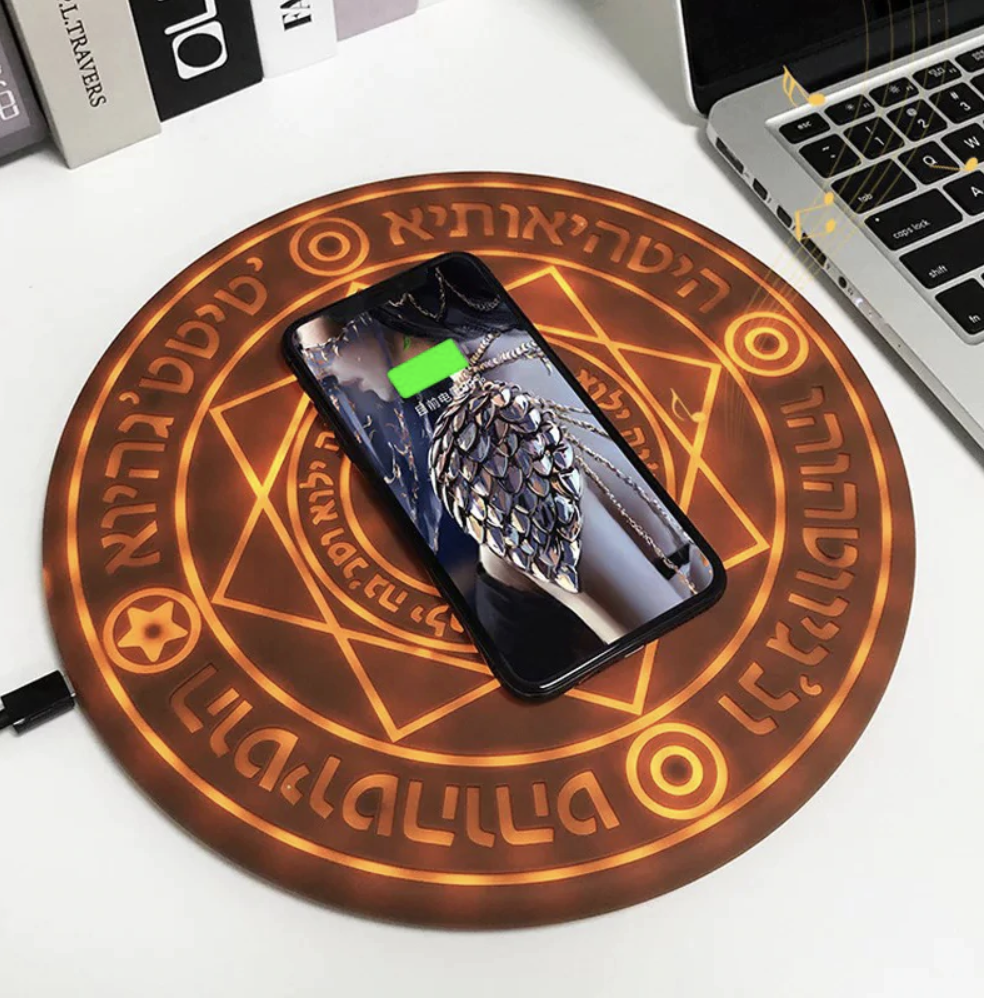 Magic Circle Fast Wireless Charger for All Wireless Supported Phones iPhone and Samsung