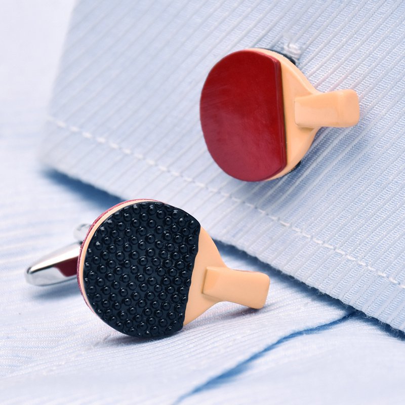 Ping Pong Paddle Cufflinks