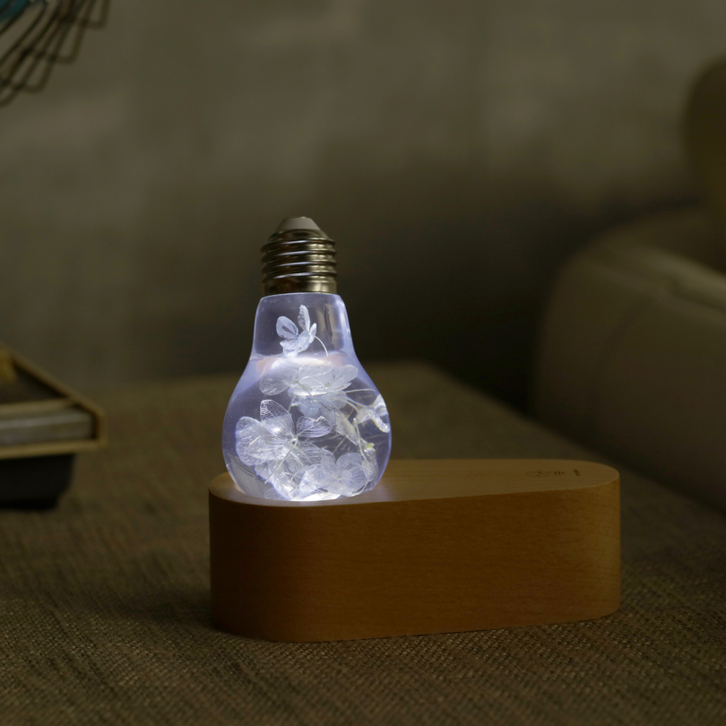 Gift Box – Blue Hydrangea Lamp