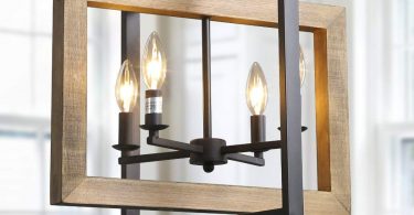 XAJGW Solid Wood Chandelier