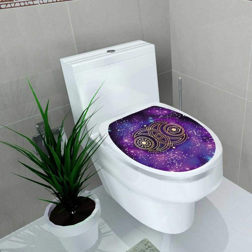 Auraise-home Toilet Seat Wall Stickers