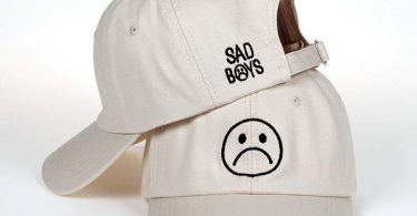 Sad Boys Adjustable Hat crying face Baseball cap Hip hop Headwear Black Harajuku Skateboard Hats Curve Brimmed golf Caps